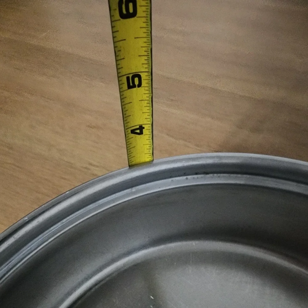 Vintage Sears Stainless Heavy Bottom Skillet  Made In Belgium